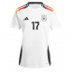 Germania Florian Wirtz #17 Tricou Fotbal Replică European 2024 Barbati Acasa